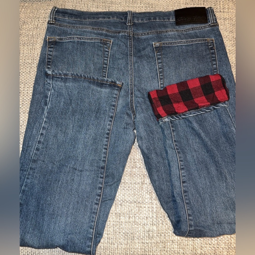 Eddie Bauer Flannel Lined Mens Jeans